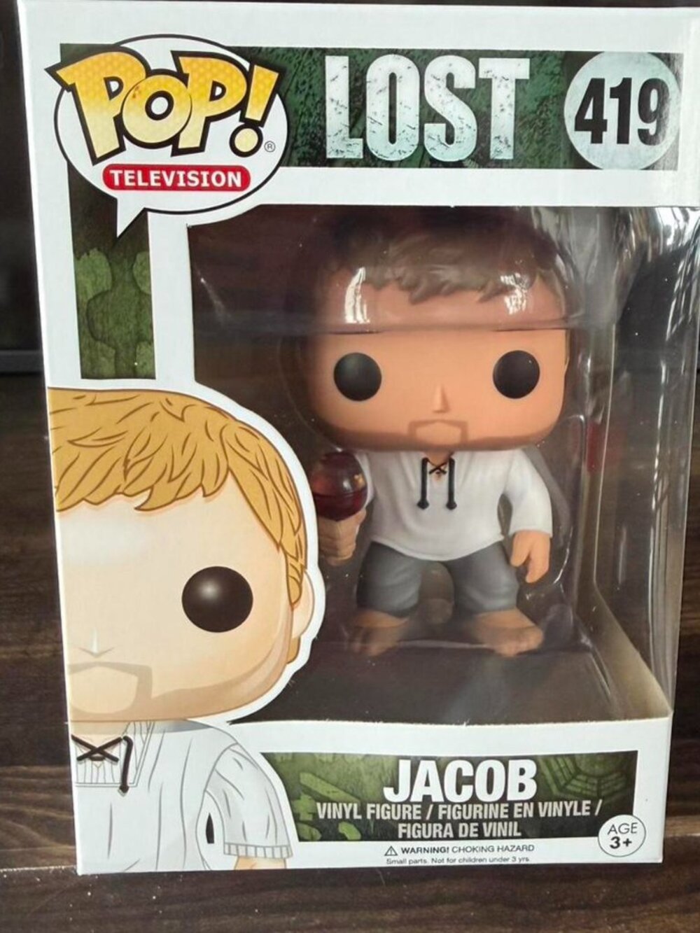 Funko Pop Lost Jacob #419 Television Vinyl Figure Vaulted New In Box